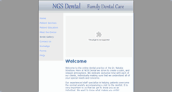 Desktop Screenshot of ngsdental.net