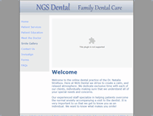 Tablet Screenshot of ngsdental.net